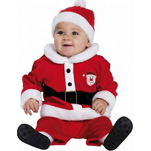 Baby Nikolaus Kostum Kinder Weihnachtsmann Jacke Hose Und Mutze Grosse 80 86 Ebay