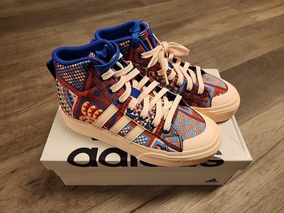 Adidas FARM Rio x Bravada 2.0 Platform Mid Skateboard Patchwork Quilt Womens 6.5