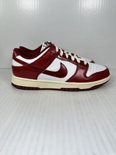 Size 8 Womens Nike Dunk Low Premium Vintage Red Shoes Sneaker FJ4555-100 NEW