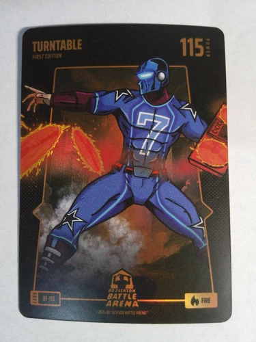 Bo Jackson Battle Arena Battlefoil Fire Turntable #BF-113 Trea Turner