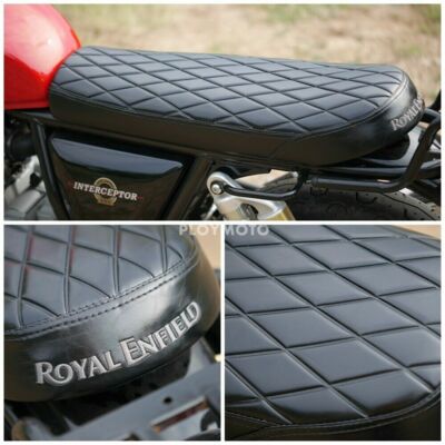 PASSEND FÜR ROYAL ENFIELD SEAT INTERCEPTOR 650 INT GT SOFTER DIAMOND LUXURY B...