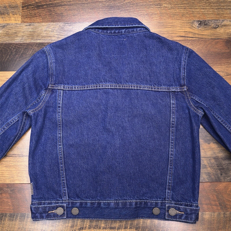 Chaqueta vaquera Paige Vivienne para mujer extra pequeña azul calce relajado Jean Foto 2 de 4