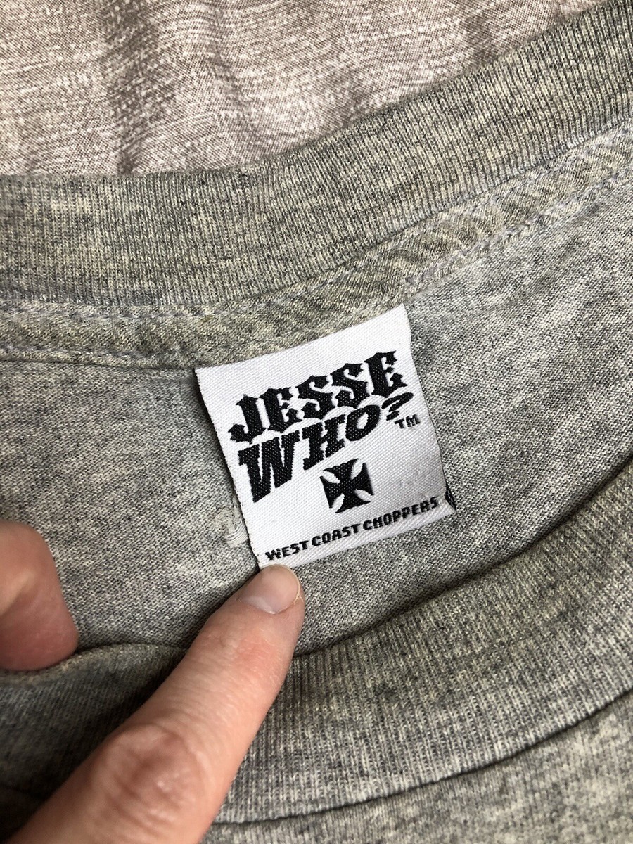 Vintage West Coast Choppers Jesse Who? Long Sleeve Grey