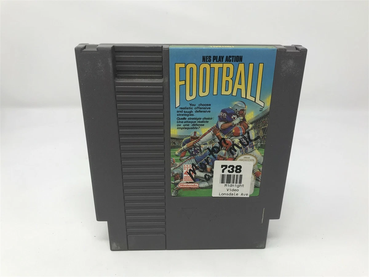 PLAY ACTION FOOTBALL Nintendo Nes Game Cart Only soso eBay