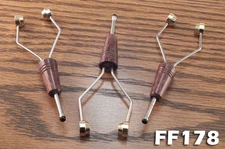 Ceramic Tip Fly Tying  Bobbins Set of 3 Wood Handle Bobbin FF178