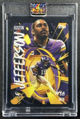 2025 Topps Chrome Justin Jefferson Base (RAW)