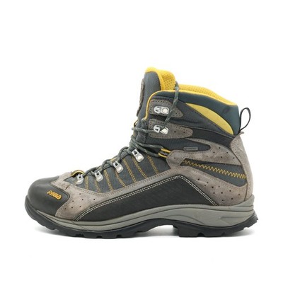 ASOLO Herren Stiefel EU 42.5 Trekkingboots Grau Gelb Gore-Tex Membran Trekking