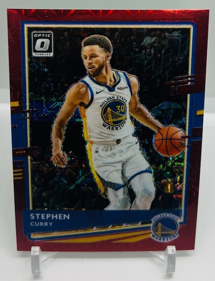 Stephen Curry 2020-21 Donruss Optic Red Choice /88 17 Goat Golden State Warriors