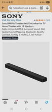 Sony BRAVIA Theater Bar 8 HT-A8000 Soundbar Dolby Atmos DTS:X Black