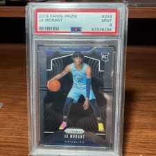 2019-20 Panini Prizm Ja Morant Rookie RC #249 Grizzlies PSA 9 MINT
