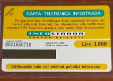 scheda telefonica nuova Anno 2000 solo 40.000 Pz. bassa tiratura come da foto