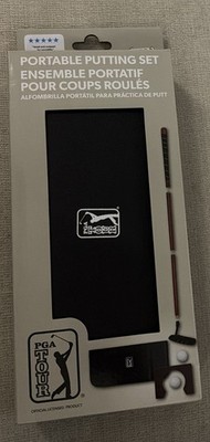 PGA TOUR Portable Putting Set, Office Travel Practice Golf Kit, NEW in box 