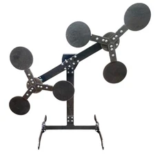 AR500 Portable Cyclone Texas Star Reactive Steel Shooting Target - 8in Paddles