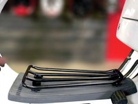 GepäCkträGer Durchstieg Moto Nostra Schwarz GläNzend FüR Vespa PX