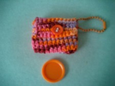 Schlüsselanhänger, klein, + Einkaufschip, Münztäschchen, Handarbeit, DIY 1-