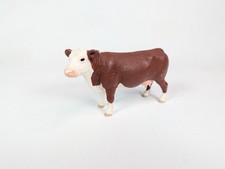 Schleich 13867 Brown White Hereford Cow 5" Figure 2017