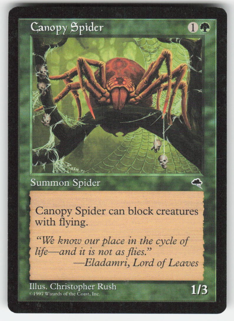 1997 Canopy Spider Tempest 217 MTG