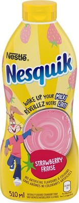 NESTLÉ NESQUIK Strawberry Syrup, 510mL - FREE SHIPPING