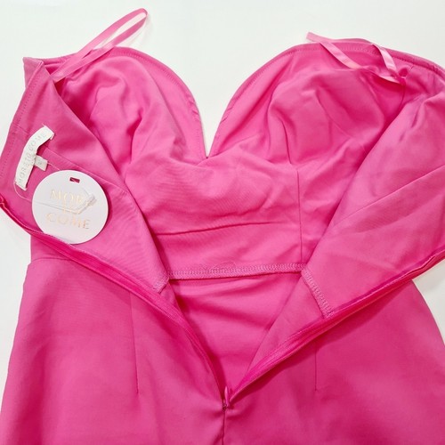MORE TO COME Sophia Strapless Midi Dress in Pink Medium - Bild 7 von 9