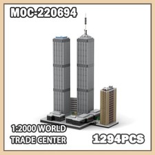 MOC-220694 1:2000 World Trade Center Building Blocks Renowned Architecture Exhib