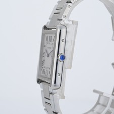 Cartier Tank Solo Large 3169 White Roman Dial 27mm Steel Quartz Watch + Box 5