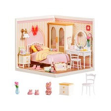 ROBOTIME Super Creator Kits, DIY Miniature House Kit with LED, Plas... Fast Ship