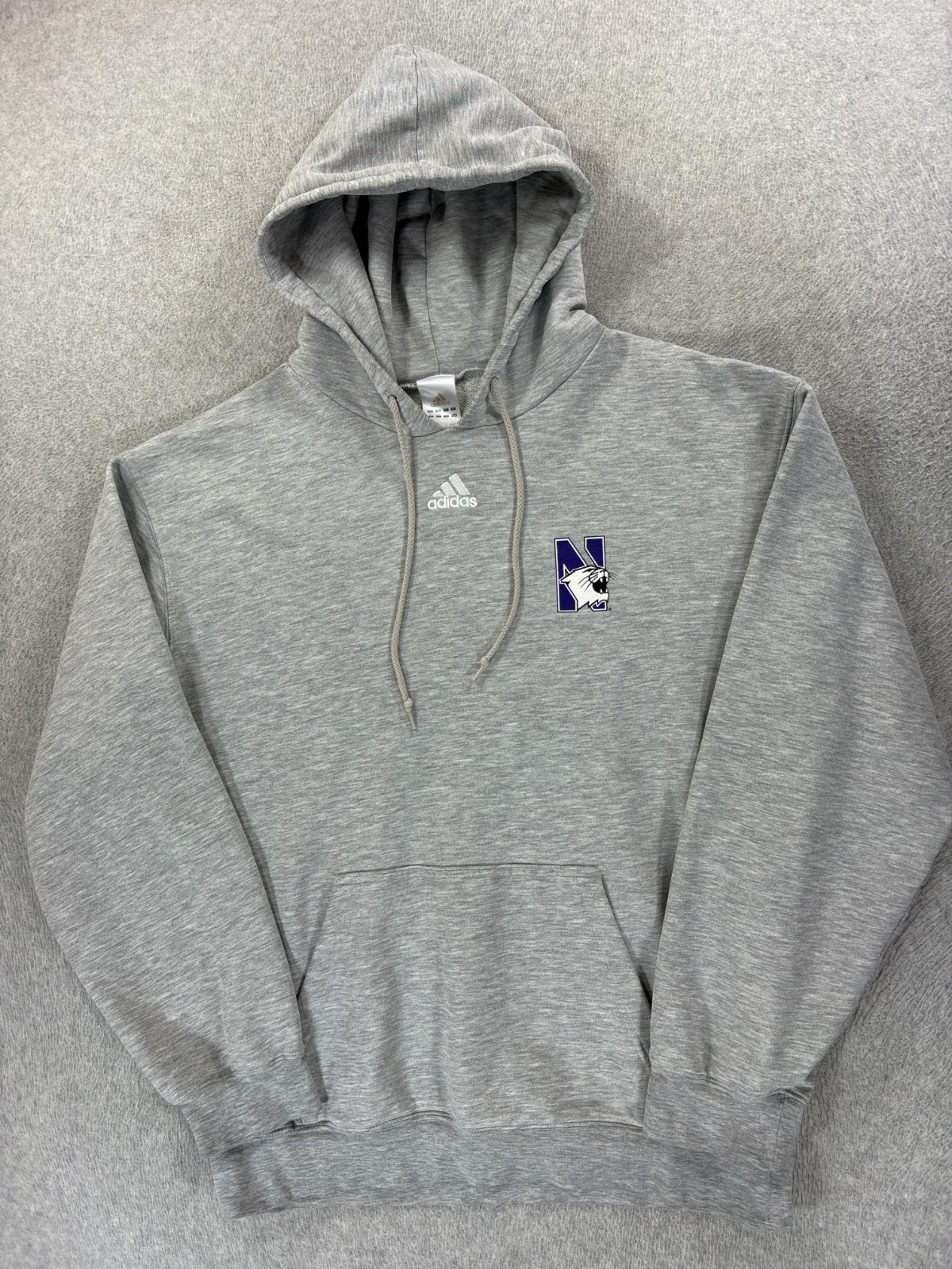 Northwestern Wildcats Authentic Screened Campus Hoodie Sweatshirt (Men's Large)
