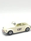 VTG Superfast 1968 Lesney Matchbox Volkswagen 1500 Saloon Bug #137 White No. 15