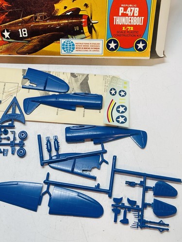 Flugzeugmodell Plastik VERSIEGELT Lindberg Line Republic P-47B Thunderbolt 1/72 - Bild 8 von 8