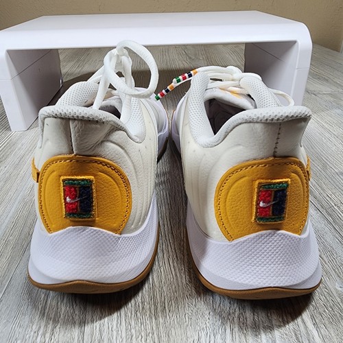 Nike Court Air Zoom GP Turbo Tenis Blanco/Dorado Mujer Talla 10 Nuevo CK7580-150 - Imagen 4 de 7