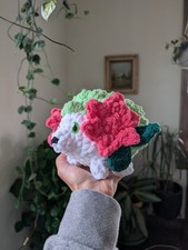 Shaymin Pokemon Handmade Crochet Amigurumi Stuffie