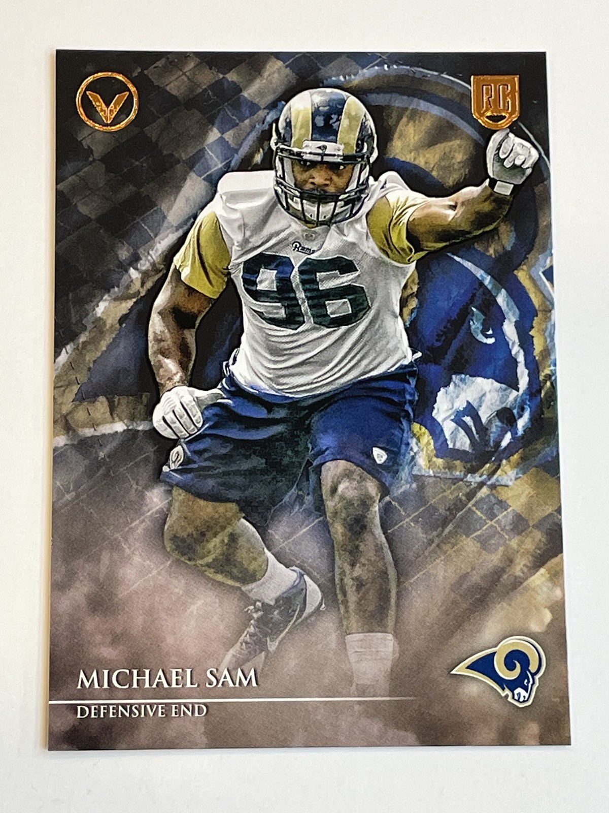 2014 Topps Valor Football #96 - Michael Sam RC - St. Louis Rams