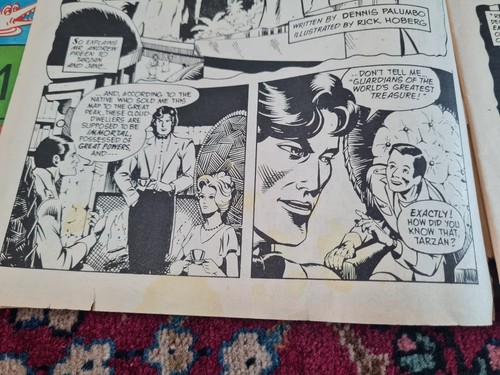 6 x Tarzan Comic Books 1977 - including No. 1 - Foto 16 di 24