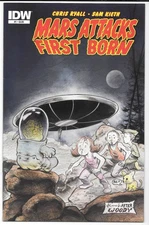 Mars Attacks First Born #1 NM- IDW Comics 2014 Kieth Cvr A Wally Wood Homage HTF