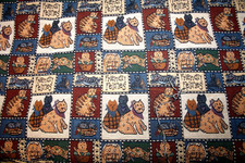 FRIENDLY FELINES FROM DEBBIE MUMM - 100 COTTON FABRIC