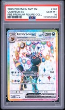 2025 POKEMON SVP PROMO PREMIUM FIGURE COLLECTION #176 UMBREON EX PSA 10