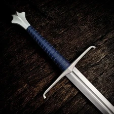 Custom Handmade high Carbon Steel Medieval hunting |survival Sword With Scabbard