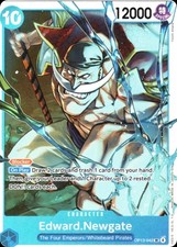 ONE PIECE EDWARD.NEWGATE CARRYING ON HIS WILL NM OP13-042 FOIL SUPER RARE
