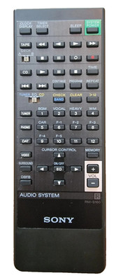SONY REMOTE CONTROL ler clicker Audio SYSTEM FH-E636CD HCD-H16 MHC1600 HCDH1600