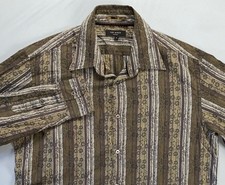 Ted Baker Joral Classic Fit Long Sleeve Button Front Sport Shirt. Men's 4, EUC