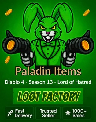 Diablo 4 S13 Season 13 - Paladin Unique Items - D4 SC