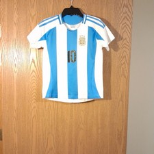 Argentina Messi 10 AFA Soccer Jersey Shirt Unbranded Youth Size 24 M