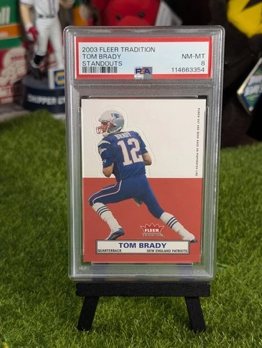 Tom Brady - 2003 Fleer Tradition Standouts - PSA 8 - #NNO