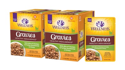 Healthly Indulgence Gravy Adult Wet Cat Food, Natural, Protein-Rich, Grain Fr...