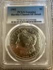 1902 Silver Morgan Dollar PCGS XF Details Harshly Cleaned