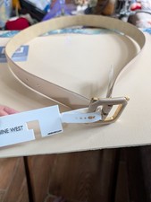 Women's Nine West belt beige/ gold size Medium