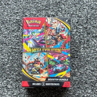 Pokémon TCG Mega Evolution Booster Bundle - 6 Booster Packs (Sealed)