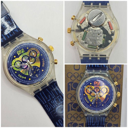 Swatch Chrono Special SCZ101 - Olympic 1994 - NEU NOS - Cent Special Edition