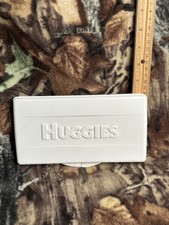 Huggies Travel Size Baby Wipes Empty Diaper Slim White Case