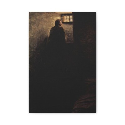 Nikolai Yaroshenko (1846-1898) The Prisoner 1878 - Canvas Wall Art